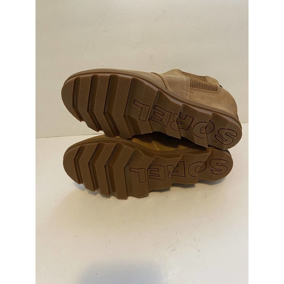 Sorel Women's Sorel Joan of Arctic Wedge II Camel Chelsea Leather Boots Sz 11M - Picture 9 of 10